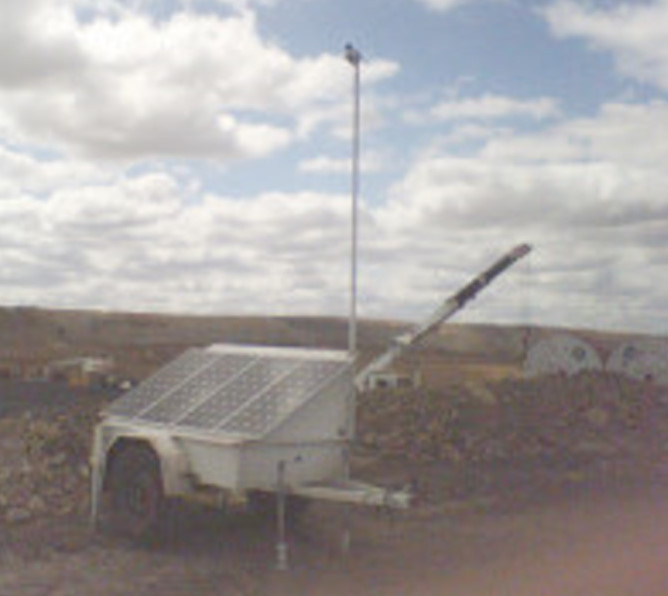 Orlaco Camera Sees All- Mobile Recording Trailer