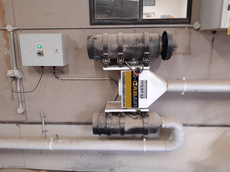 QCabAir Crusher Respa Sy-klone fixed Cabin 